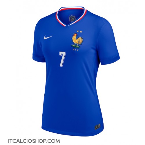 Francia Antoine Griezmann #7 Prima Maglia Femmina Europei 2024 Manica Corta